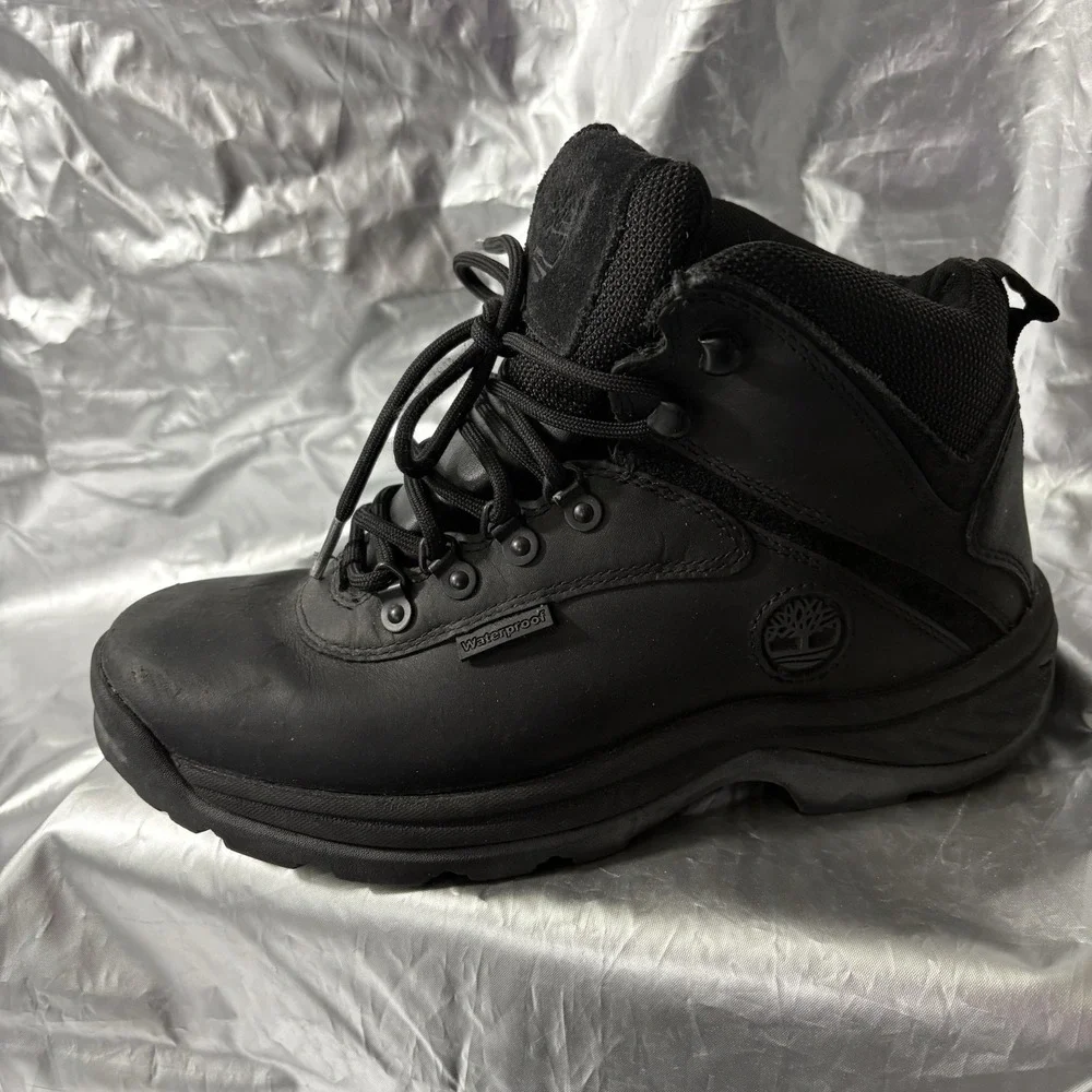 MENS‎ TIMBERLAND SIZE 8 WHITE LEDGE WATERPROOF MID HIKER MD BLACK